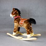 Koń na biegunach Sapphire Kids - ciemny brąz