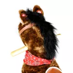 Koń na biegunach Sapphire Kids - ciemny brąz Koń na biegunach Sapphire Kids - ciemny brąz
