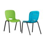 Półkomercyjne krzesło dla dzieci do piętrowania - niebieskie 80392