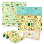 Mata dziecięca składana Nils Fun MD04 City 195x180 cm Mata dziecięca składana Nils Fun MD04 City 195x180 cm