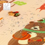 Mata dziecięca składana Nils Fun MD05 Forest 190x150cm