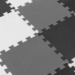 Podłogowa mata puzzle dla dzieci Sapphire Kids SK-57 - czarno-biała Podłogowa mata puzzle dla dzieci Sapphire Kids SK-57 - czarno-biała