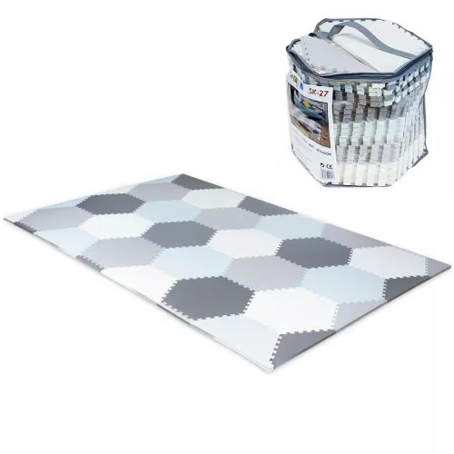 Podłogowa mata puzzle dla dzieci Sapphire Kids SK-27 - sześciokąty Podłogowa mata puzzle dla dzieci Sapphire Kids SK-27 - sześciokąty