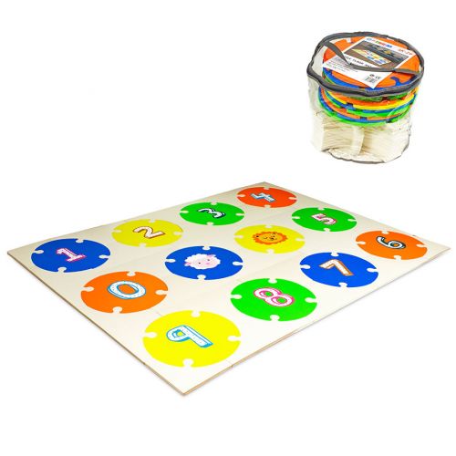 Podłogowa mata puzzle dla dzieci Sapphire Kids SK-29 - cyferki