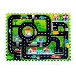 Podłogowa mata puzzle dla dzieci Sapphire Kids SK-59 - City