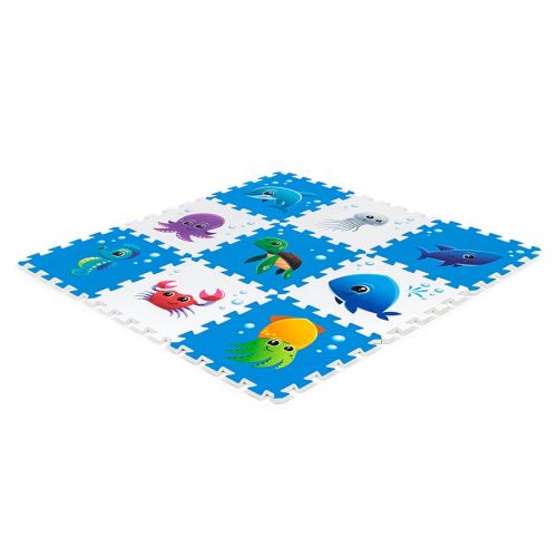 Podłogowa mata puzzle dla dzieci Sapphire Kids SK-84 - Sea