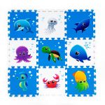 Podłogowa mata puzzle dla dzieci Sapphire Kids SK-84 - Sea