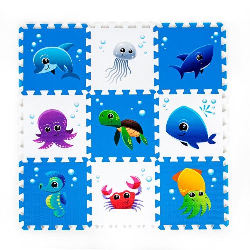 Podłogowa mata puzzle dla dzieci Sapphire Kids SK-84 - Sea Podłogowa mata puzzle dla dzieci Sapphire Kids SK-84 - Sea