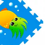 Podłogowa mata puzzle dla dzieci Sapphire Kids SK-84 - Sea Podłogowa mata puzzle dla dzieci Sapphire Kids SK-84 - Sea