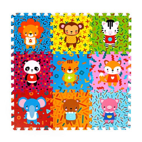 Podłogowa mata puzzle dla dzieci Sapphire Kids SK-87 - ZOO Podłogowa mata puzzle dla dzieci Sapphire Kids SK-87 - ZOO