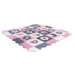 Mata puzzle z obrzeżami Sapphire Kids SK-89 - figury - różowa