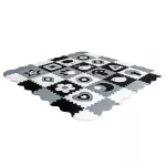 Mata puzzle z obrzeżami Sapphire Kids SK-90 - figury - czarna Mata puzzle z obrzeżami Sapphire Kids SK-90 - figury - czarna