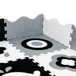 Mata puzzle z obrzeżami Sapphire Kids SK-90 - figury - czarna