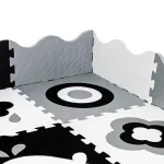Mata puzzle z obrzeżami Sapphire Kids SK-90 - figury - czarna Mata puzzle z obrzeżami Sapphire Kids SK-90 - figury - czarna