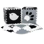Mata puzzle z obrzeżami Sapphire Kids SK-90 - figury - czarna Mata puzzle z obrzeżami Sapphire Kids SK-90 - figury - czarna
