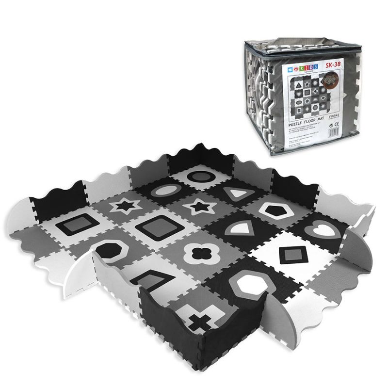 Фото - Розвивальний килимок Mata puzzle z obrzeżami Sapphire Kids SK-38 - formy