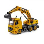Pojazd do skręcania Sapphire Kids SK-142 3w1 - betoniarka, koparka, dźwig