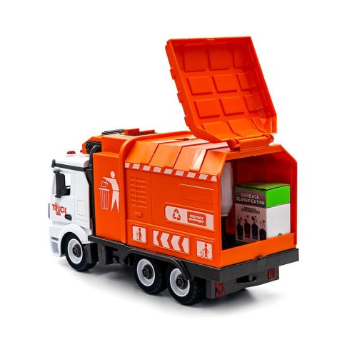 Pojazd auto śmieciarka z kubłami na śmieci Sapphire Kids SK-141, składane Pojazd auto śmieciarka z kubłami na śmieci Sapphire Kids SK-141, składane