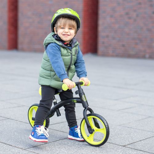 Rowerek biegowy Nils Fun RB06 - czarno-zielony Rowerek biegowy Nils Fun RB06 - czarno-zielony
