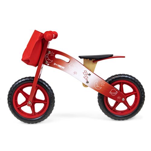 Rowerek biegowy Sapphire Kids Loopy drewniany - czerwony