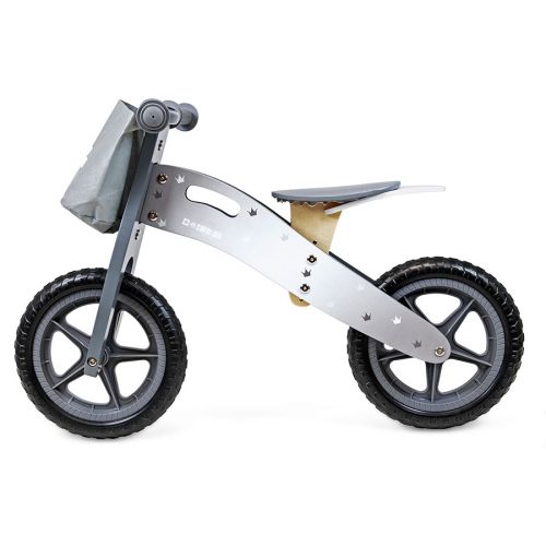 Rowerek biegowy Sapphire Kids Loopy drewniany - szary Rowerek biegowy Sapphire Kids Loopy drewniany - szary