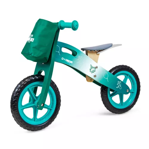 Rowerek biegowy Sapphire Kids Loopy drewniany - zielony Rowerek biegowy Sapphire Kids Loopy drewniany - zielony