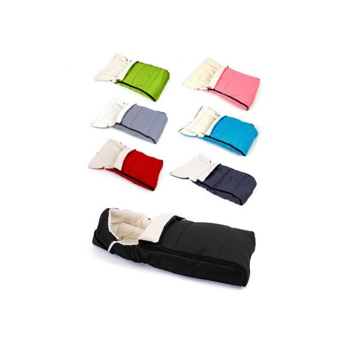 Sanki z oparciem, rączką do pchania i polarowym śpiworkiem z kategorii Sanki