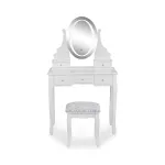 Drewniana toaletka Glamour z oświetleniem LED SH-01W Drewniana toaletka Glamour z oświetleniem LED SH-01W