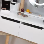 Drewniana toaletka kosmetyczna z oświetleniem LED SH-03W Drewniana toaletka kosmetyczna z oświetleniem LED SH-03W