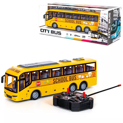 Zdalnie sterowany autobus z światłami LED Sapphire Kids SK-80
