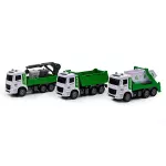 Zestaw pojazdów miejskich Sapphire Kids SK-153 6 szt. - śmieciarka, cysterna