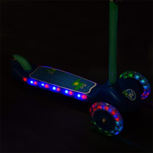Hulajnoga LED dziecięca Nils Fun HLB001 - niebieska Hulajnoga LED dziecięca Nils Fun HLB001 - niebieska