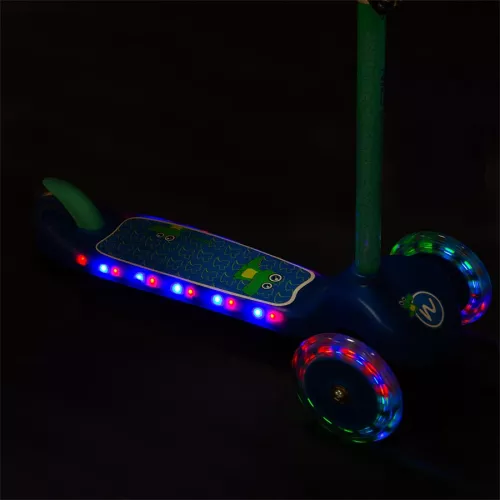Hulajnoga LED dziecięca Nils Fun HLB001 - niebieska