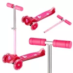 Hulajnoga LED dziecięca Nils Fun HLB001 - różowa Hulajnoga LED dziecięca Nils Fun HLB001 - różowa