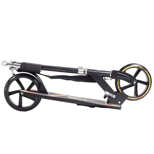 Hulajnoga Nils Extreme HA205D PU 205 mm - czarna Hulajnoga Nils Extreme HA205D PU 205 mm - czarna