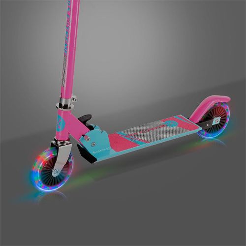 Hulajnoga LED Nils Extreme HL776 - różowo-niebieska Hulajnoga LED Nils Extreme HL776 - różowo-niebieska