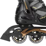 Łyżworolki Nils Extreme NA2150 - czarno-złote