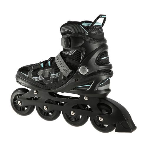 Łyżworolki Nils Extreme NA9157 - czarno-miętowe Łyżworolki Nils Extreme NA9157 - czarno-miętowe