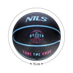 Piłka do koszykówki Nils Buzzer NPK271 rozm. 7 - czarna
