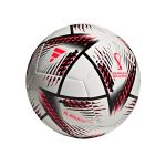 Piłka nożna Adidas Al Rihla Club Ball H57778 - biało-czarno-różowa 5