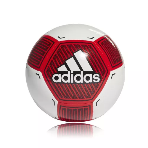 Piłka nożna Adidas Starlancer VI DY2518 - biało-czerwona 4 Piłka nożna Adidas Starlancer VI DY2518 - biało-czerwona 4