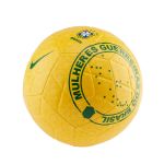 Piłka nożna Nike Brasil CBF Strike żółta SC3922 749 5