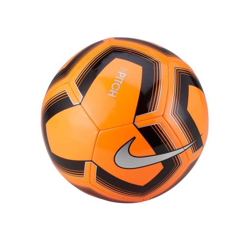 Piłka nożna Nike Pitch Training SC3893 803 - czarno-pomarańczowa 5