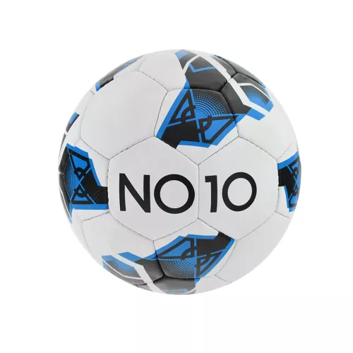 Piłka nożna NO10 Master - biało-niebieska 5 Piłka nożna NO10 Master - biało-niebieska 5