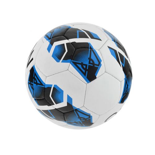 Piłka nożna NO10 Master - biało-niebieska 5 Piłka nożna NO10 Master - biało-niebieska 5
