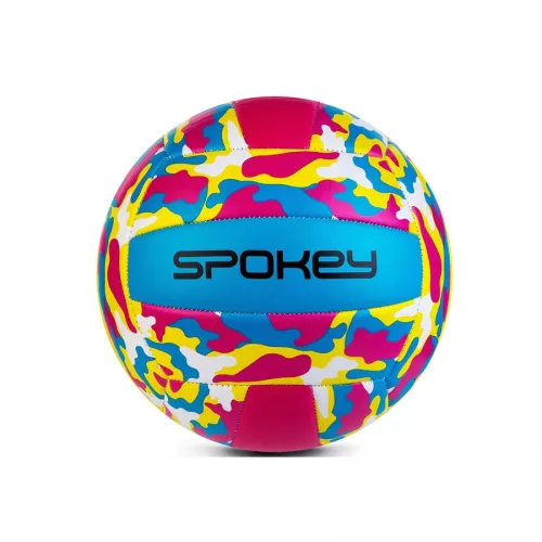 Piłka siatkowa Spokey Malibu 927681 żółto-niebiesko-różowa 