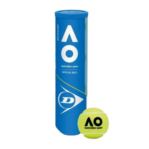 Piłki do tenisa Dunlop Australian Open Official Ball - tuba, 4 szt.