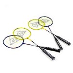 Zestaw do badmintona Dunlop Nitro 13015340 - 4-osobowy z siatką