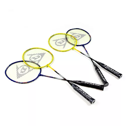 Zestaw do badmintona Dunlop 13015340 - 4-osobowy z siatką
