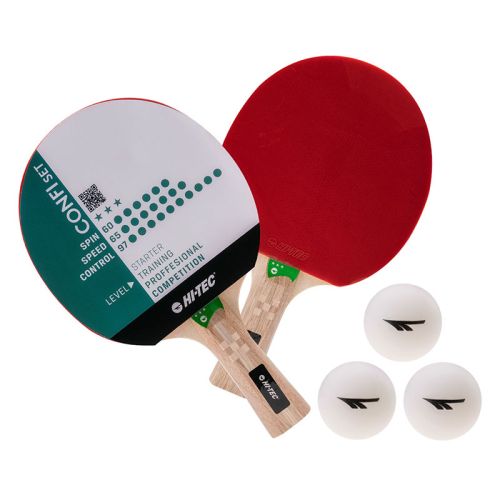 Zestaw do ping ponga Hi-Tec Confi Set - 2 rakietki + 3 piłeczki